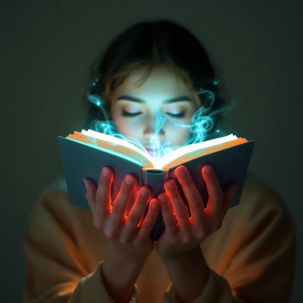 本から光があふれる様子のアイコン